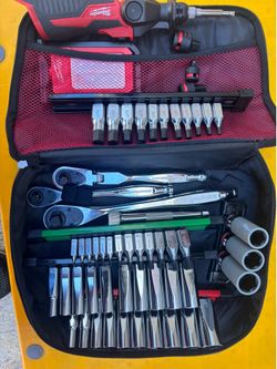 Milwaukee tork & sockets & ratchet  $60 & $40
