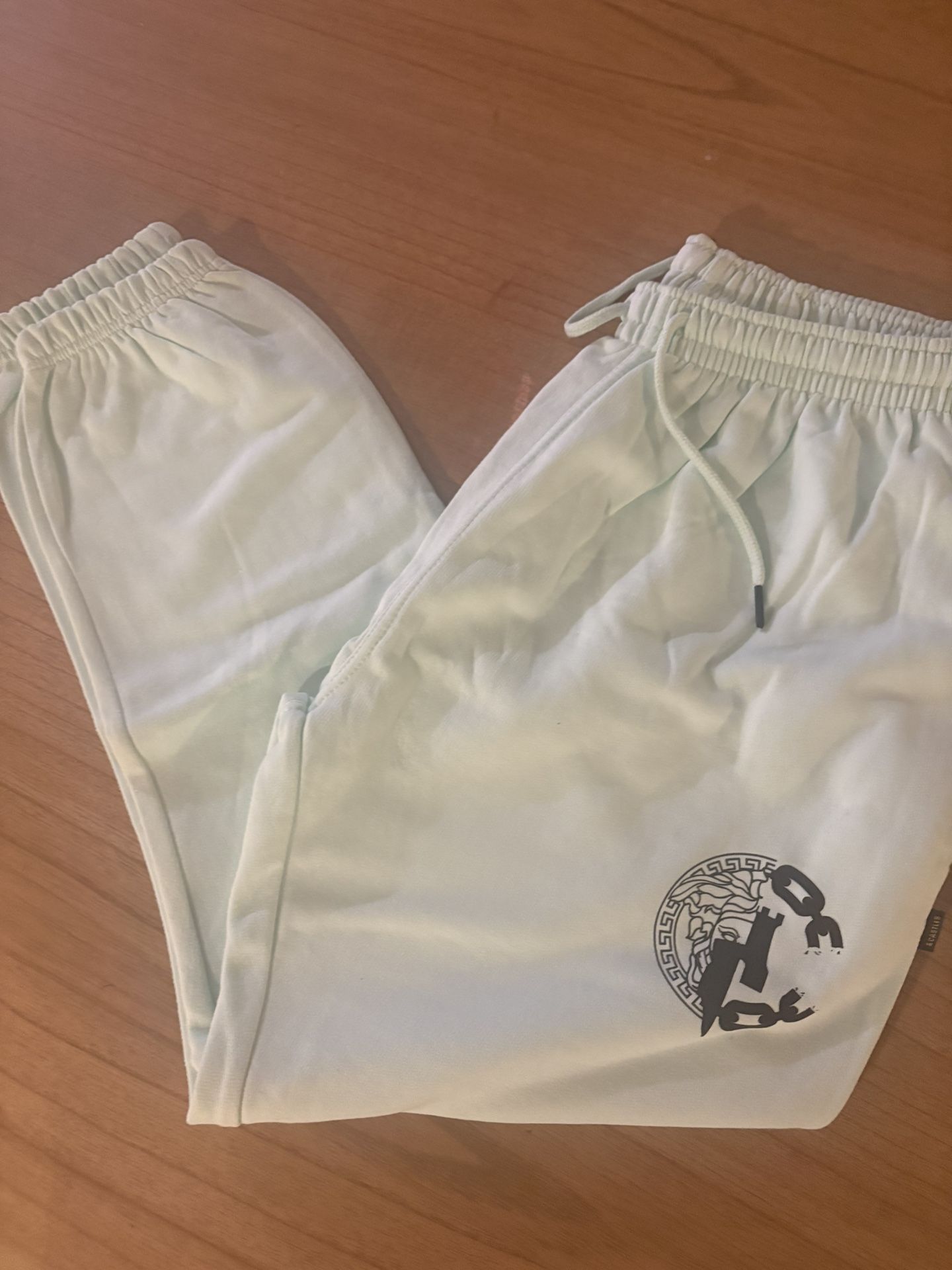 Crooks and Castles Men's Sweatpants - Turquoise - Sz XL