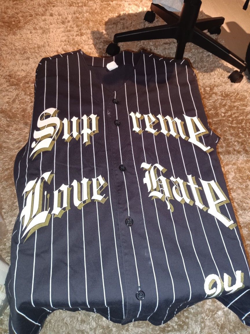 Supreme Love Hate Baseball Shirt 