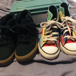 2 Pairs Of Like- new Converse All star High Tops