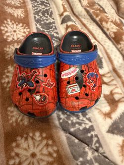 toddler spiderman crocs