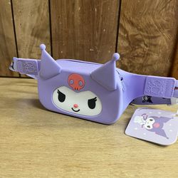 Brand New Purple Kuromi Silicone Fanny Pack/Shoulder Bag