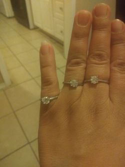 Silver rings $10 each