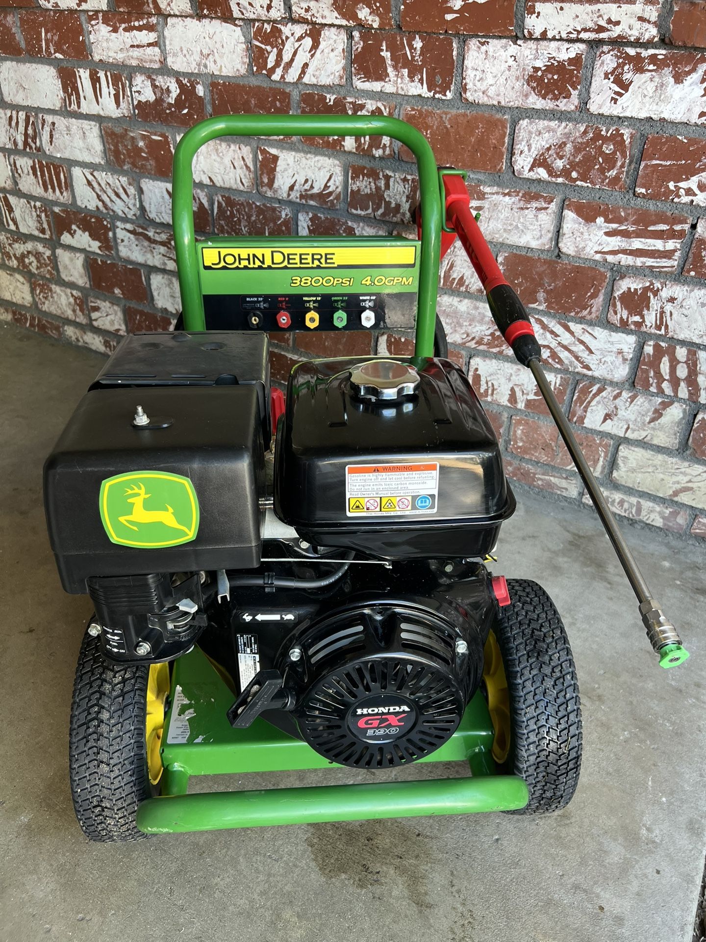 John Deere Pressure Washer 4300 PSI 