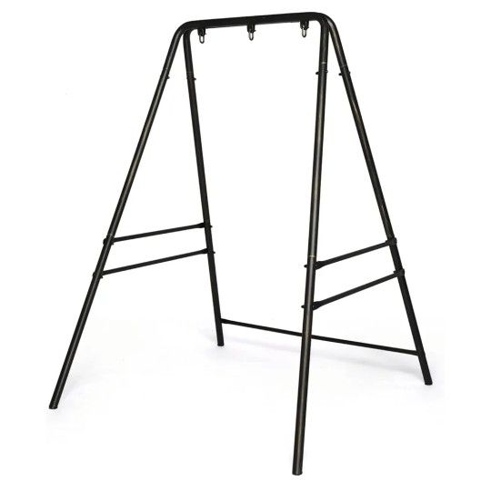 Hammock Chair Stand Metal Swing Stand Frame, Heavy Duty Steel Hammock Stand Only for Porch, Backyard, Indoor or Outdoor