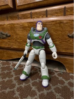 Talking Buzz Lightyear Action Figure Toy Story Disney Pixar w/ Laser