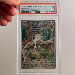 Pokemon Meowth ex ‘PFL’  (106) PSA 7
