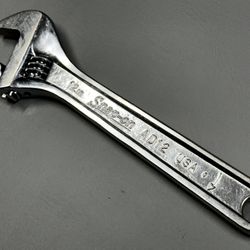 SNAP-ON 12 INCH ADJUSTABLE WRENCH