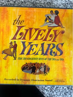 The  Lively Years “The 120 Greatest Hits of the 50’s and 60’s