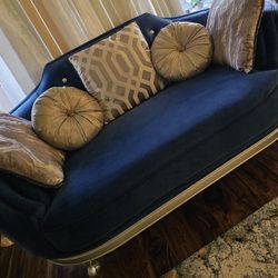 Sofa Loveseat- Skylar Blue . Very good condition.