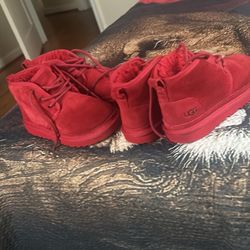 Red Uggs For Sale Size 2