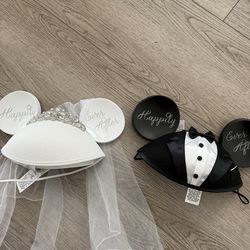 Mickey and Minnie wedding ears