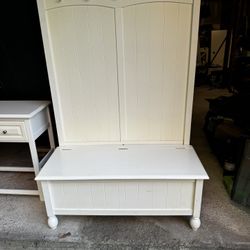 Coat Rack Bench