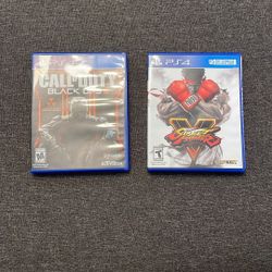 PS4 -Call Of Duty 3 & Street Fighter V