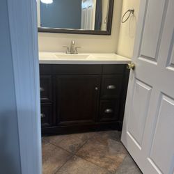 49 Inch Vanity With Counter And Mirror 