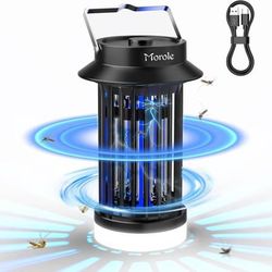 new Bug Zapper for Indoor Outdoor, Rechargeable Mosquito Zapper with LED Light, Portable Electric Fly Traps, Mosquito Killer, Insect Pest Control for