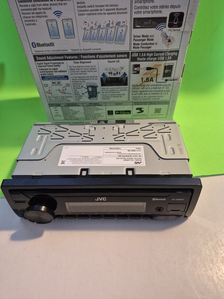 JVC DIGITAL MEDIA RECEIVED BLUETOOTH USB AUX NOT CD PLAYER ( BRAND NEW PRICE IS LOWEST INSTALL NOT AVAILABLE )