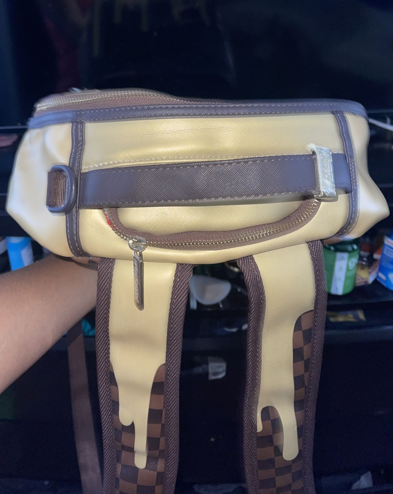 Gold Drip Spray ground backpack for Sale in Oakland Park, FL