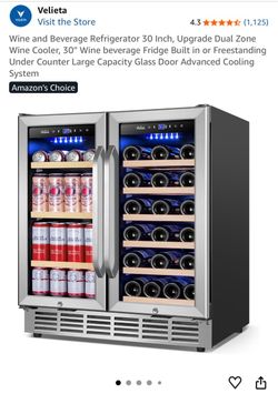 Velieta Wine and Beverage Refridgerator