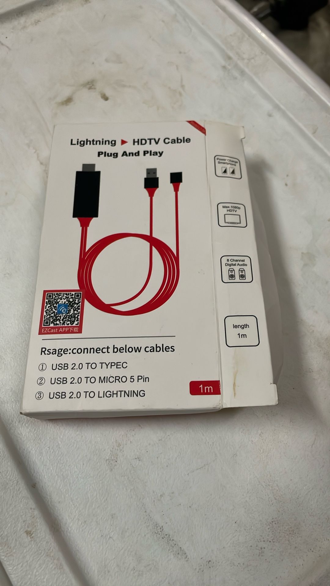 Lightning HDTV Cable Plug & Play
