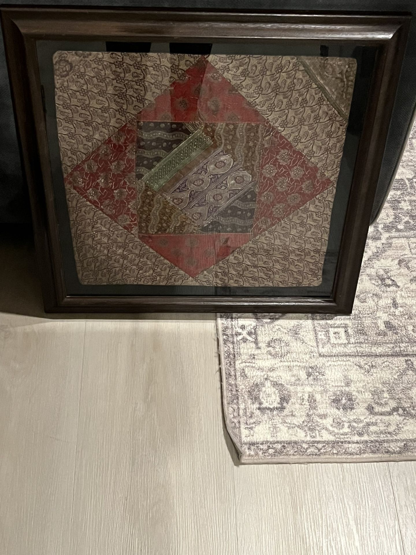 Framed Textile Art From India