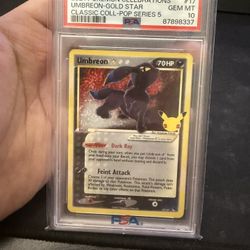 Umbreon Gold Star Celebrations PSA 10