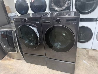 LG thinQ washer combo like new 2025