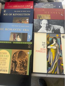Classical Vinyl Record Box Sets $10 each