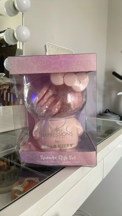 Sponge Gift Set/ Makeup brush holder