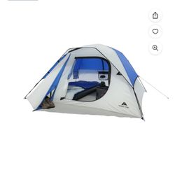 Ozark Trail 4 Person Outdoor Camping Dome Tent with chair