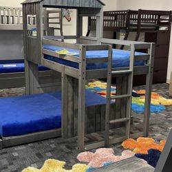 Twin Over Full Tree House Bunk Bed Take Home With Only $39 Down 