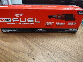 Milwaukee M12 fuel 3/8 ratchet tool only 35lbs fast