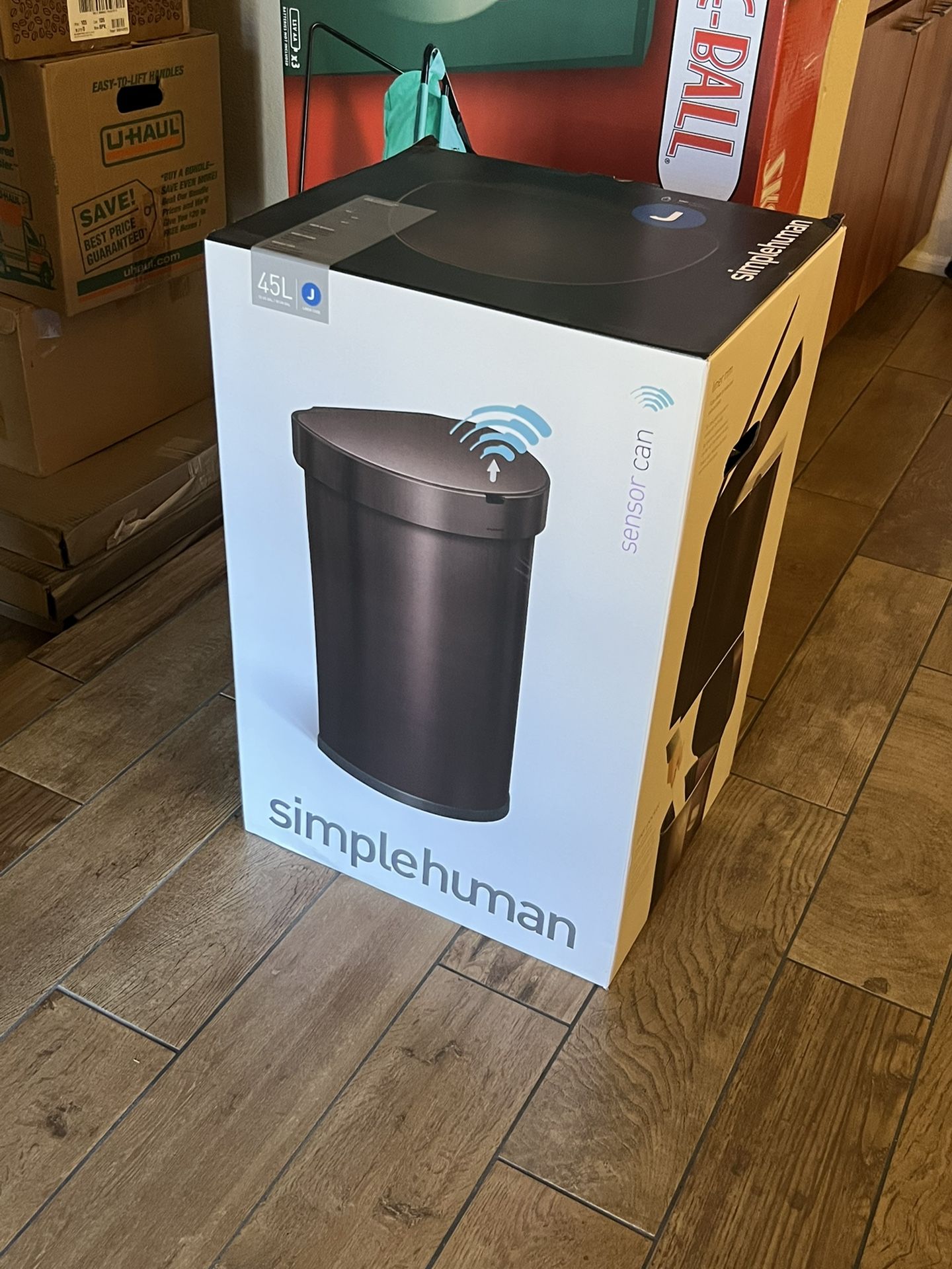 Simplehuman Automatic Trash Can 45L Bronze