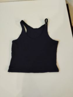 dark blue top for women, size S