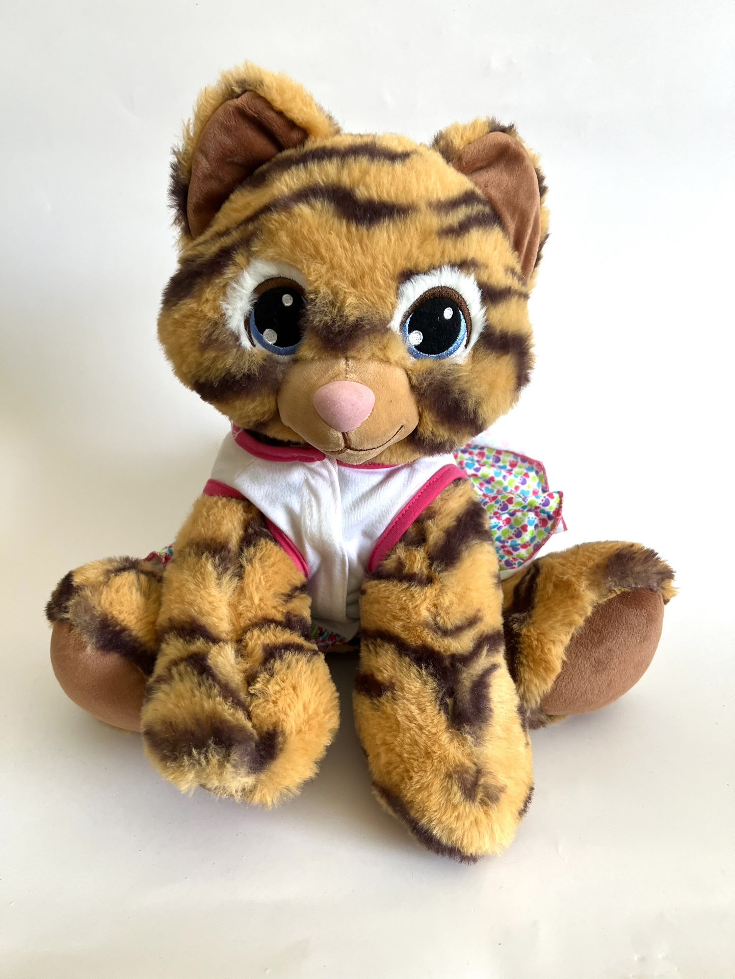 Like New! BUILD A BEAR WORKSHOP~2017 TIGER CUB Plush Stuffed Animal