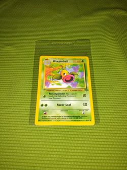 1999 Pokemon - Weepinbell Game Card - 48/64