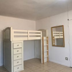 Twin Bed With Mattress Included In Good Condition 