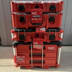 Milwaukee Packout Tool Box - Selling Only As Set