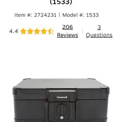 Honeywell Safe Never Open New