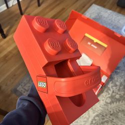 Crocs Lego Brick Clog Red Size 12