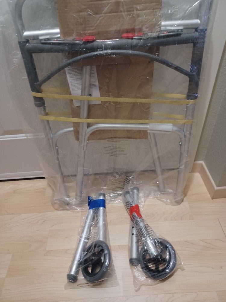 Deluxe Folding Walker New $25