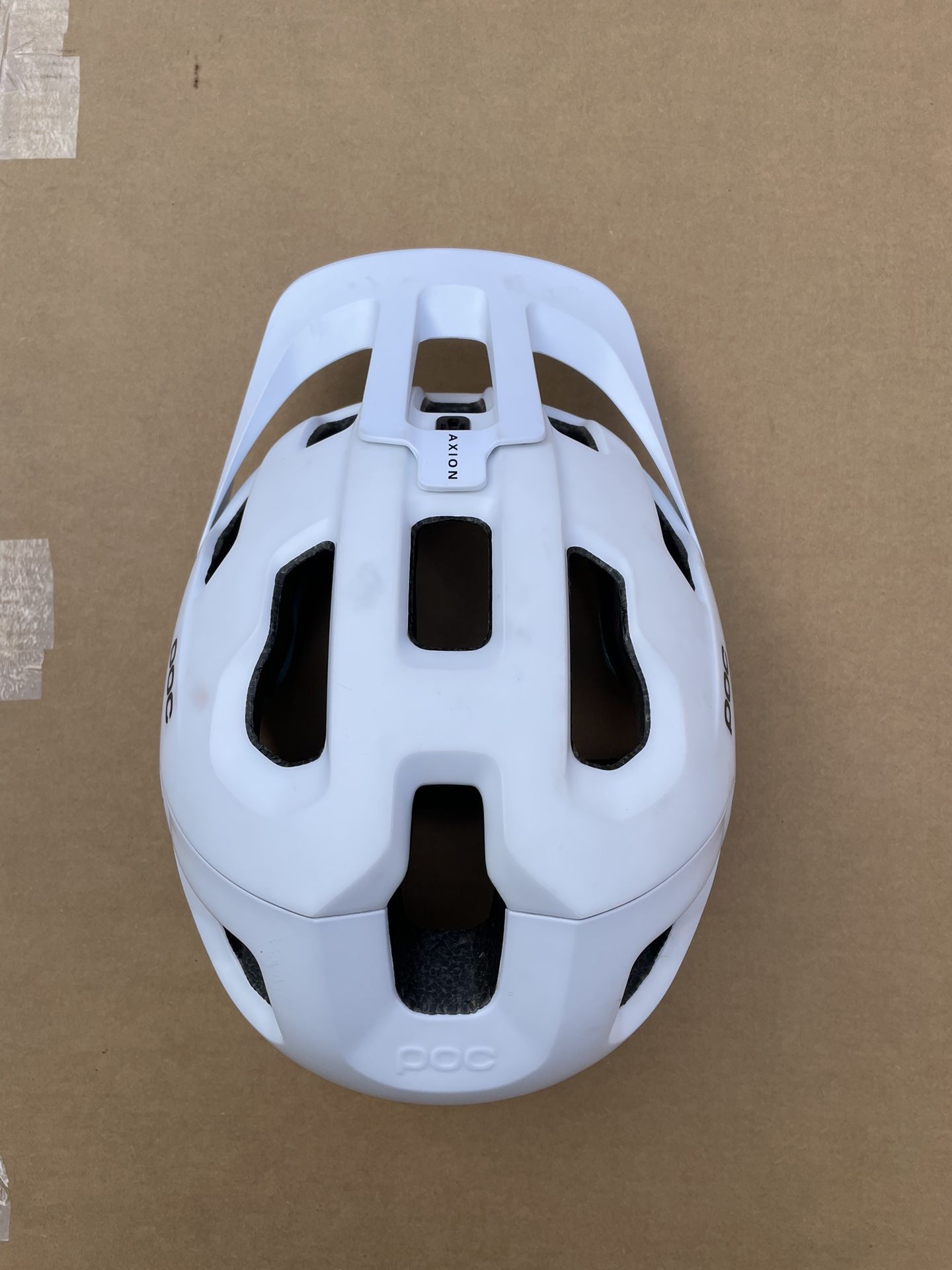 POC Axion Spin Medium Helmet White Mtb Gravel