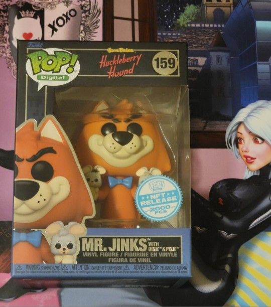 Funko Pop Digital Mr. Jinks with Dixie & Pixie #159 🐍🐅🐍