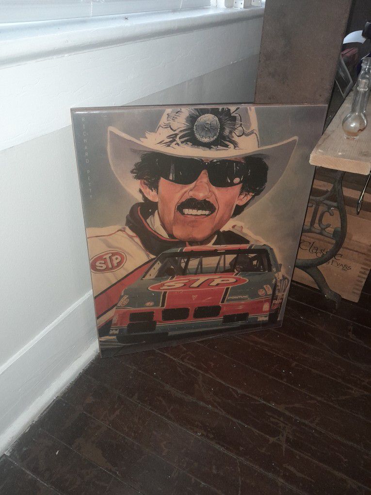 Wooden RICHARD PETTY PICTURE