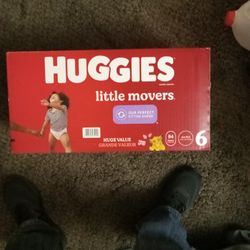 Huggies Little Movers Size 6 Baby Diapers 84 Diapers 