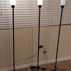 Nukanu Floor Lamps (3 pcs),Bright Floor Lamps for Living Room/Bedroom/Office, Stepless Adjustable 3000K-6000K Colors and 10-100% Brightness,Standing L