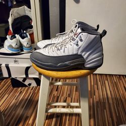 Jordan 12 Flint Grey Good Cond Sz 10 and Sz 9 $165