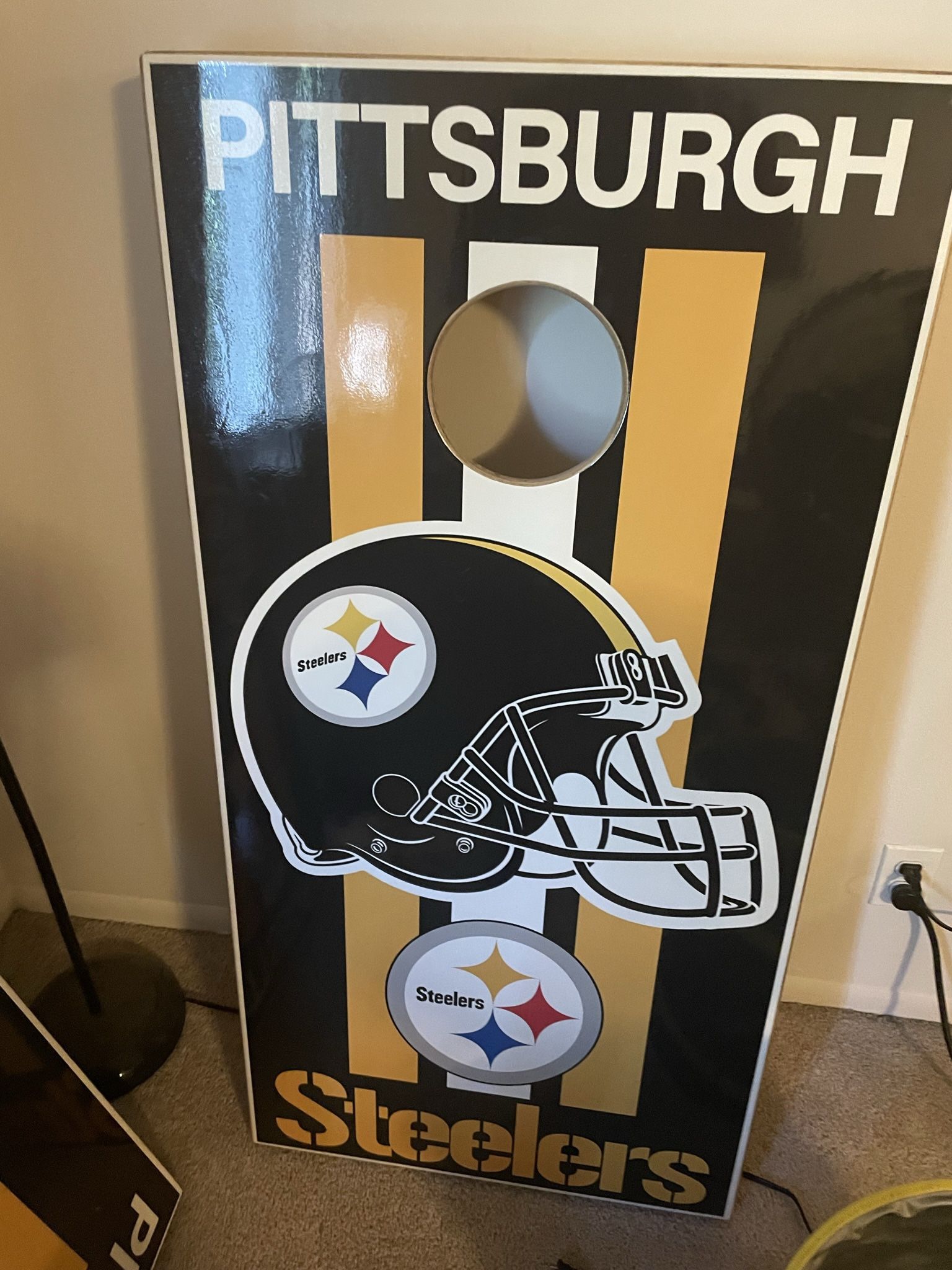 Steelers Cornhole Boards And Bags