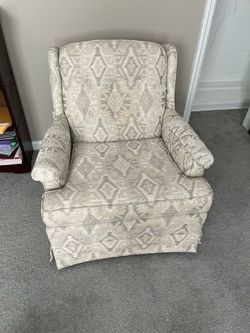 Swivel Rocker Chair upholstered (Ethan Allen)