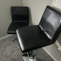 Leather Bar Stools 